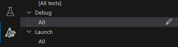Configured target on CMake settings