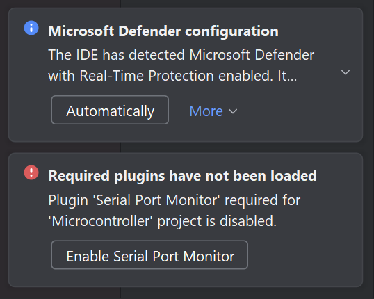 Plugins and Windows Defender configuration