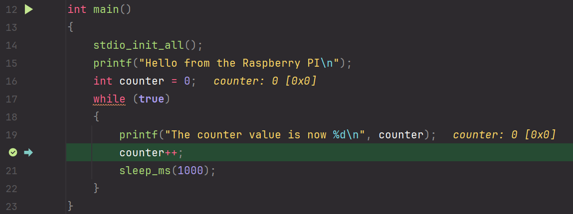 CLion debugger